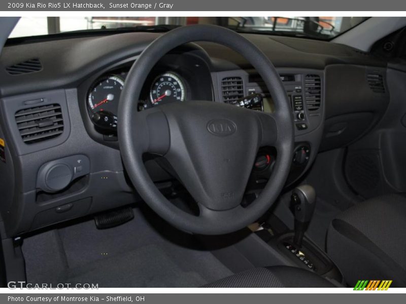 Sunset Orange / Gray 2009 Kia Rio Rio5 LX Hatchback