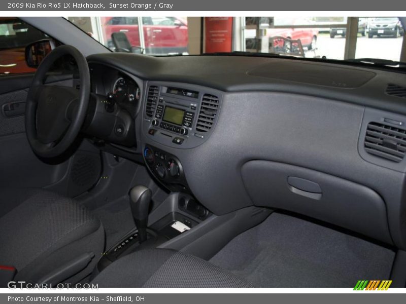 Sunset Orange / Gray 2009 Kia Rio Rio5 LX Hatchback