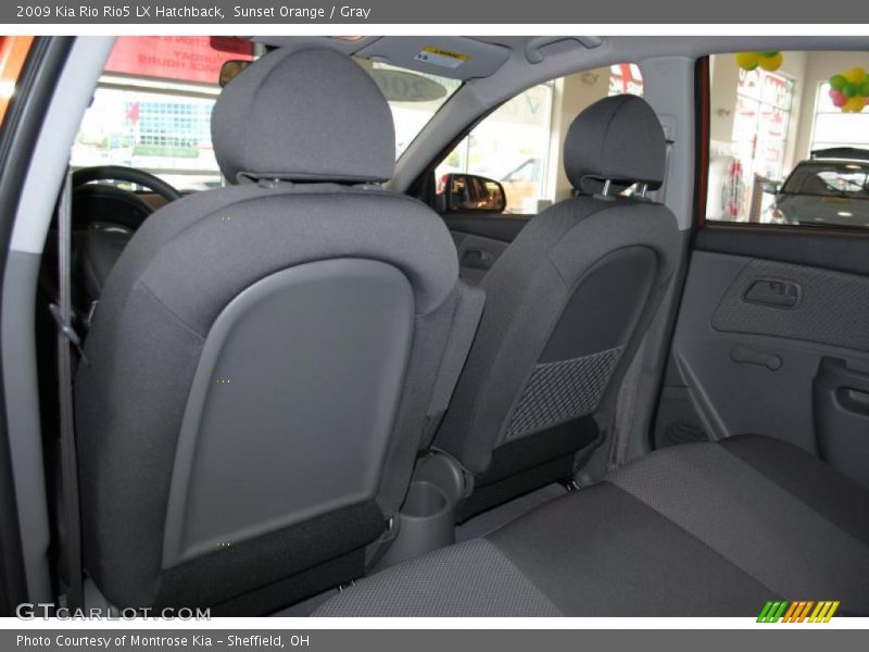 Sunset Orange / Gray 2009 Kia Rio Rio5 LX Hatchback