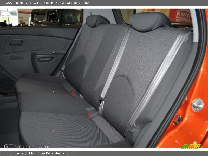 Sunset Orange / Gray 2009 Kia Rio Rio5 LX Hatchback