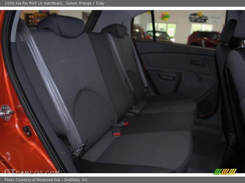 Sunset Orange / Gray 2009 Kia Rio Rio5 LX Hatchback