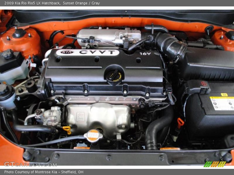 Sunset Orange / Gray 2009 Kia Rio Rio5 LX Hatchback