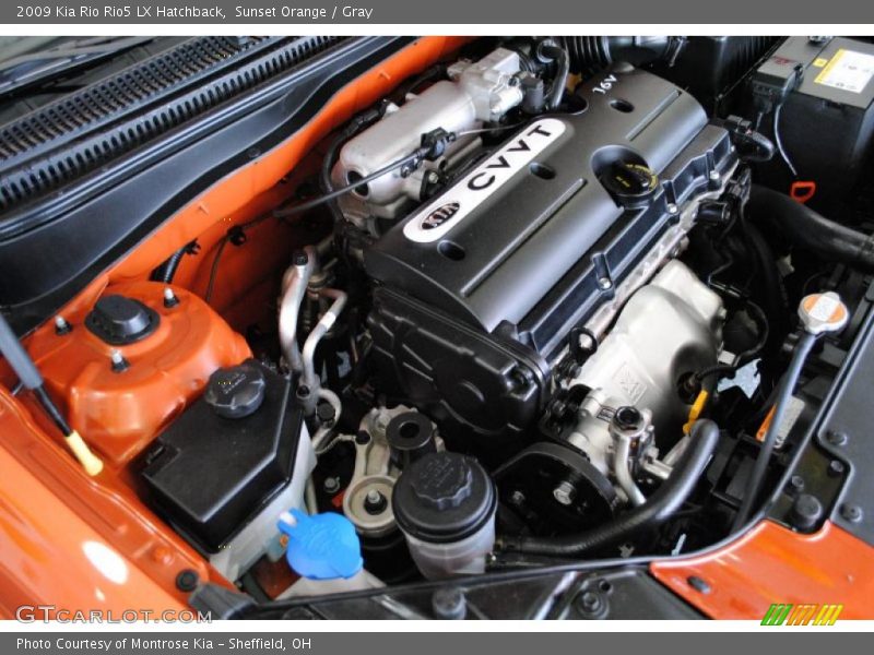 Sunset Orange / Gray 2009 Kia Rio Rio5 LX Hatchback