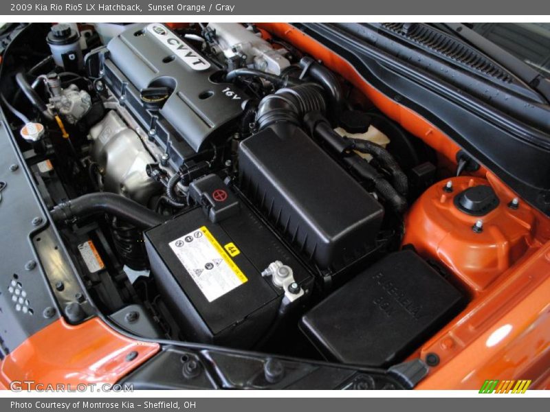 Sunset Orange / Gray 2009 Kia Rio Rio5 LX Hatchback