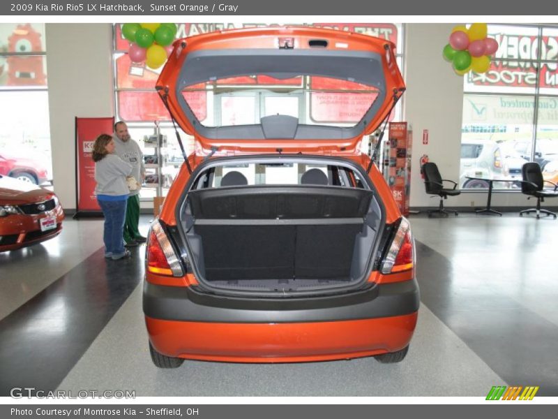Sunset Orange / Gray 2009 Kia Rio Rio5 LX Hatchback