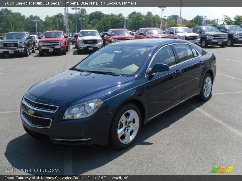 Imperial Blue Metallic / Cocoa/Cashmere 2010 Chevrolet Malibu LT Sedan