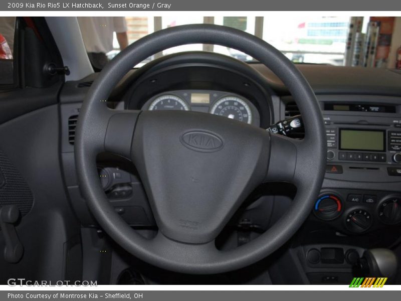 Sunset Orange / Gray 2009 Kia Rio Rio5 LX Hatchback