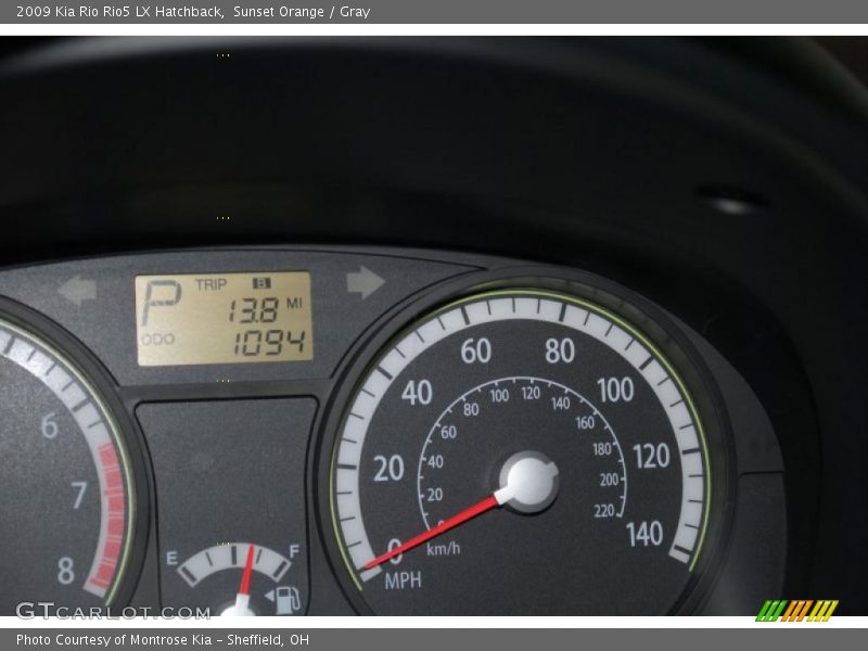 Sunset Orange / Gray 2009 Kia Rio Rio5 LX Hatchback