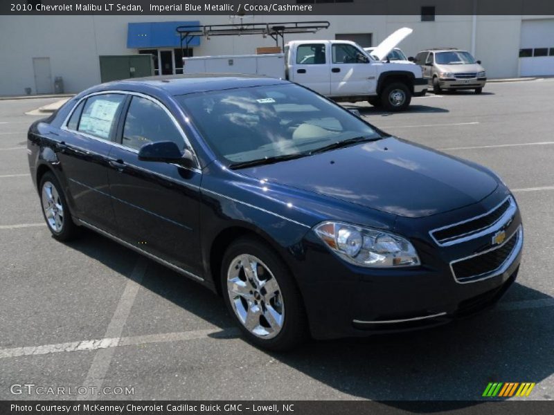 Imperial Blue Metallic / Cocoa/Cashmere 2010 Chevrolet Malibu LT Sedan