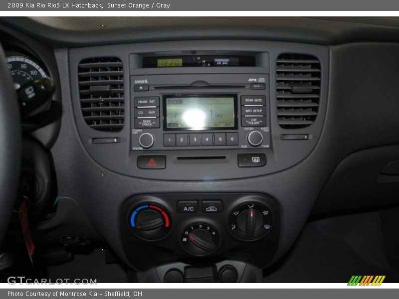 Sunset Orange / Gray 2009 Kia Rio Rio5 LX Hatchback