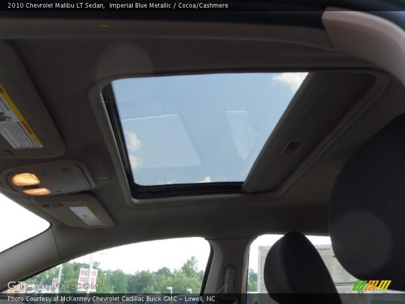 Imperial Blue Metallic / Cocoa/Cashmere 2010 Chevrolet Malibu LT Sedan