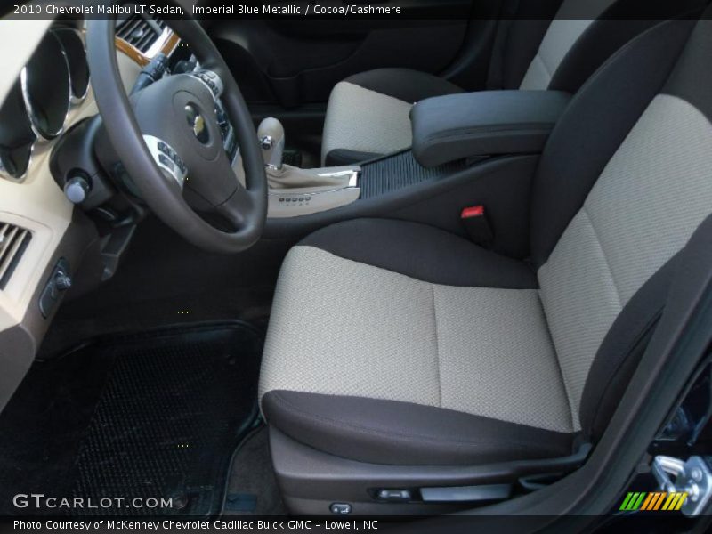 Imperial Blue Metallic / Cocoa/Cashmere 2010 Chevrolet Malibu LT Sedan