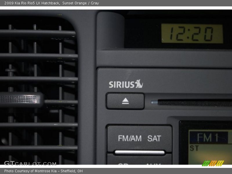 Sunset Orange / Gray 2009 Kia Rio Rio5 LX Hatchback