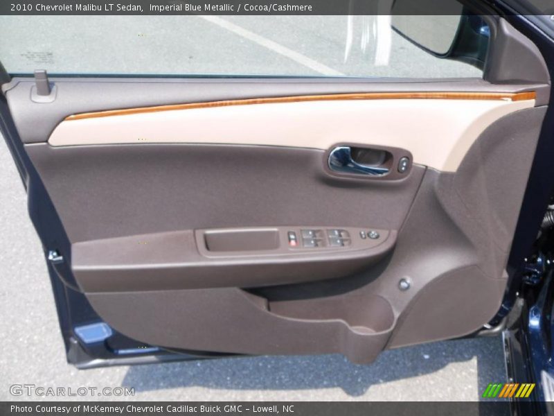 Imperial Blue Metallic / Cocoa/Cashmere 2010 Chevrolet Malibu LT Sedan