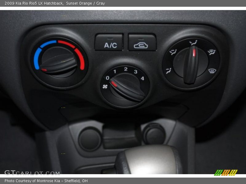 Sunset Orange / Gray 2009 Kia Rio Rio5 LX Hatchback