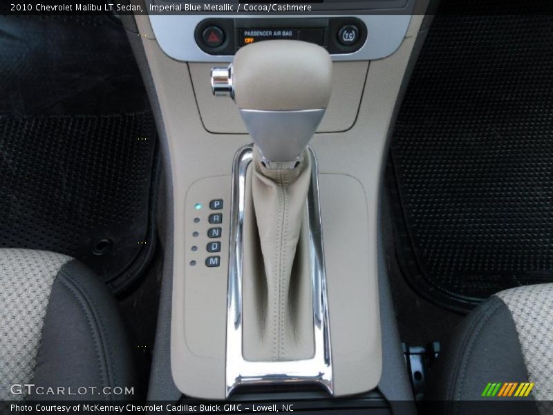 Imperial Blue Metallic / Cocoa/Cashmere 2010 Chevrolet Malibu LT Sedan