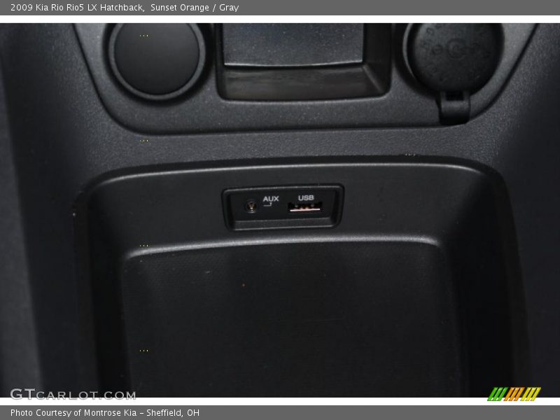 Sunset Orange / Gray 2009 Kia Rio Rio5 LX Hatchback