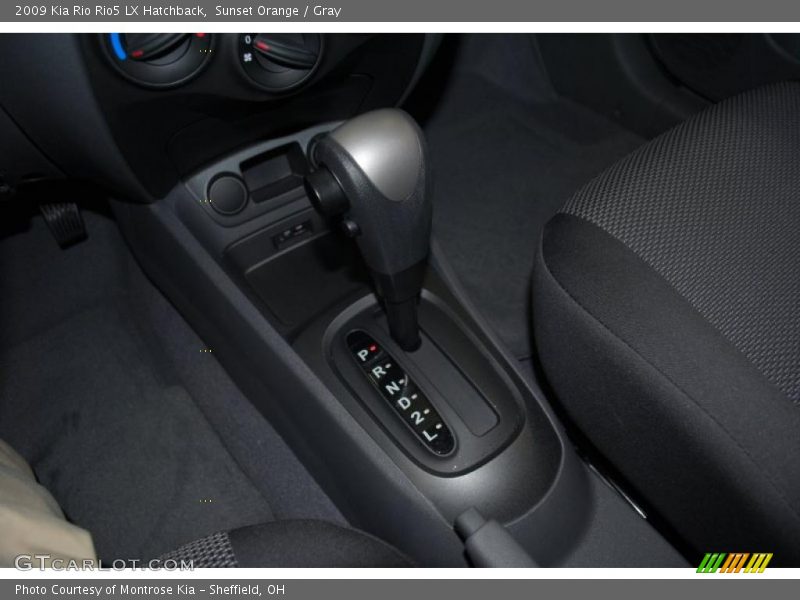 Sunset Orange / Gray 2009 Kia Rio Rio5 LX Hatchback