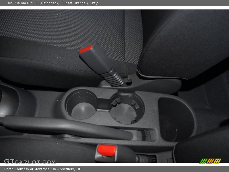 Sunset Orange / Gray 2009 Kia Rio Rio5 LX Hatchback