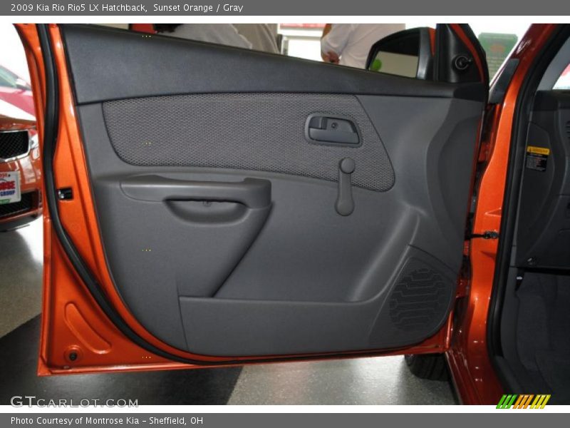 Sunset Orange / Gray 2009 Kia Rio Rio5 LX Hatchback