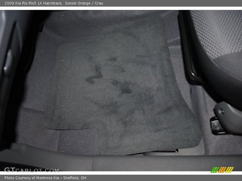 Sunset Orange / Gray 2009 Kia Rio Rio5 LX Hatchback