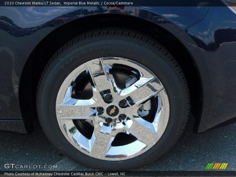 Imperial Blue Metallic / Cocoa/Cashmere 2010 Chevrolet Malibu LT Sedan