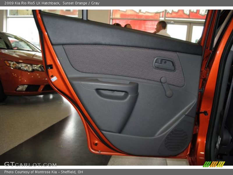 Sunset Orange / Gray 2009 Kia Rio Rio5 LX Hatchback
