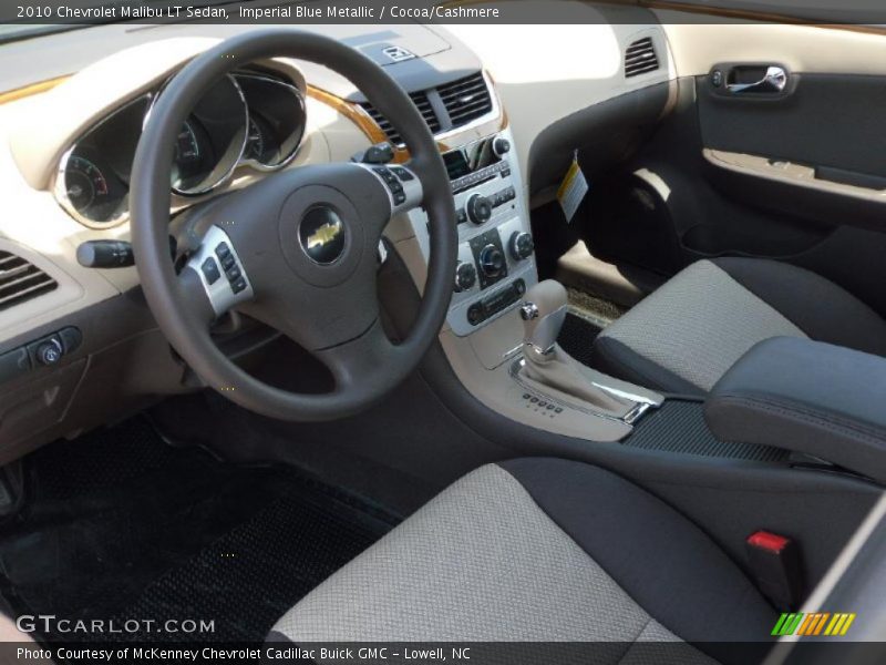 Imperial Blue Metallic / Cocoa/Cashmere 2010 Chevrolet Malibu LT Sedan
