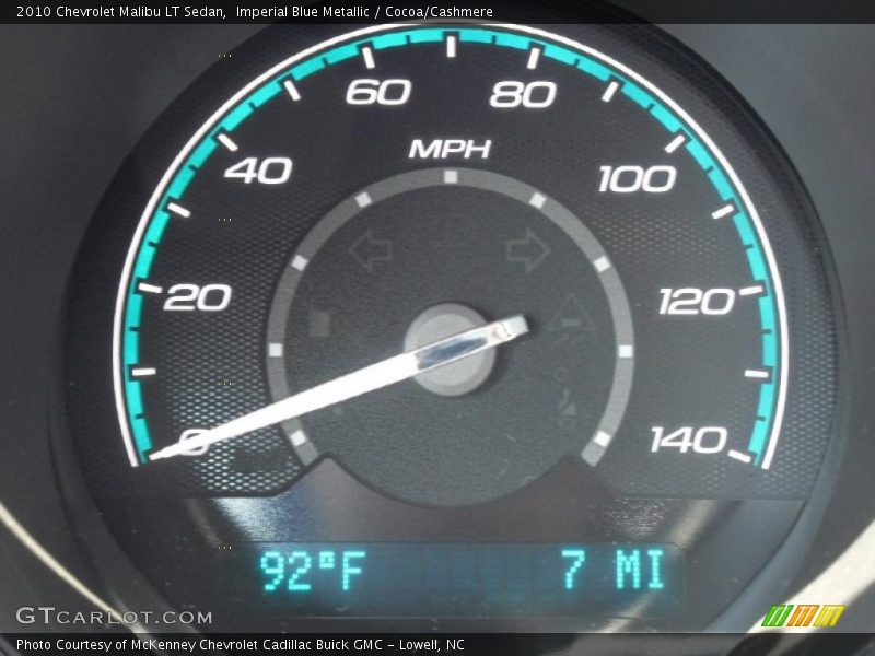 Imperial Blue Metallic / Cocoa/Cashmere 2010 Chevrolet Malibu LT Sedan