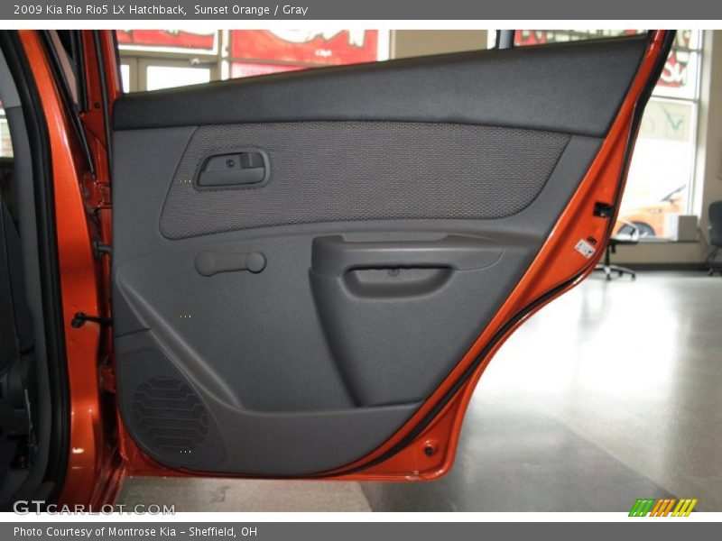 Sunset Orange / Gray 2009 Kia Rio Rio5 LX Hatchback