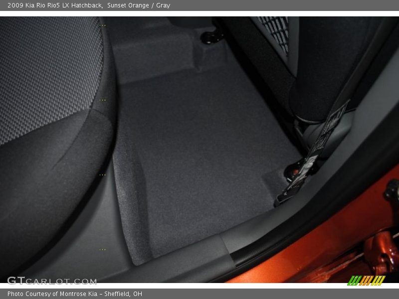 Sunset Orange / Gray 2009 Kia Rio Rio5 LX Hatchback