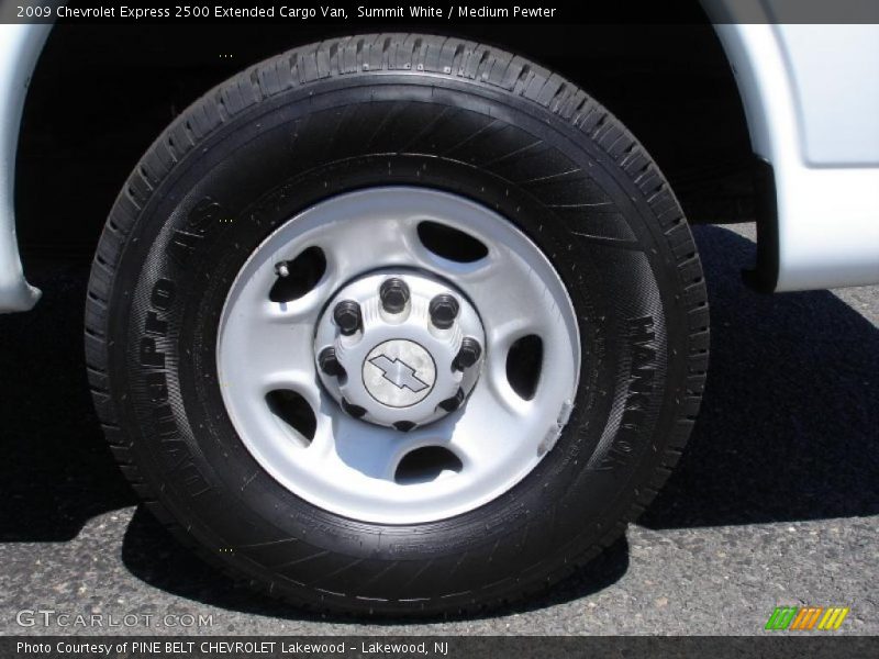 Summit White / Medium Pewter 2009 Chevrolet Express 2500 Extended Cargo Van