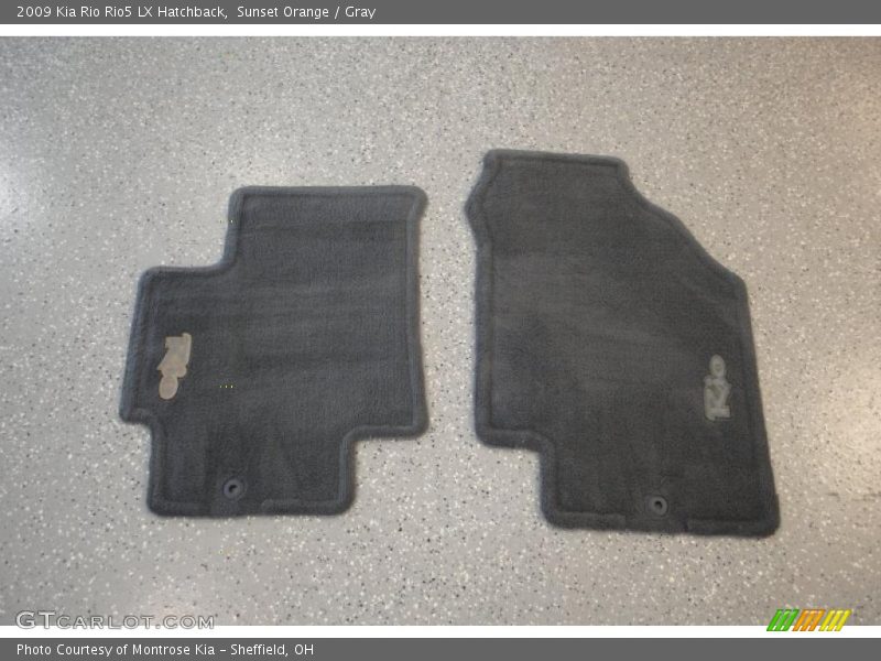 Sunset Orange / Gray 2009 Kia Rio Rio5 LX Hatchback