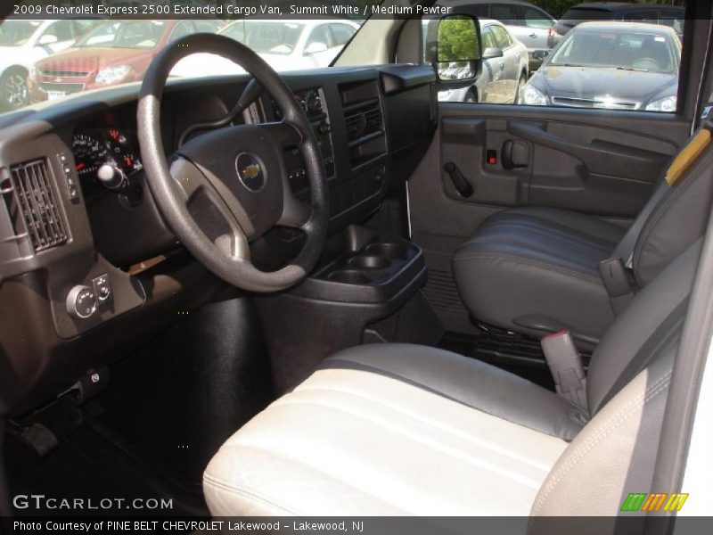 Summit White / Medium Pewter 2009 Chevrolet Express 2500 Extended Cargo Van