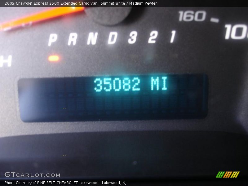 Summit White / Medium Pewter 2009 Chevrolet Express 2500 Extended Cargo Van