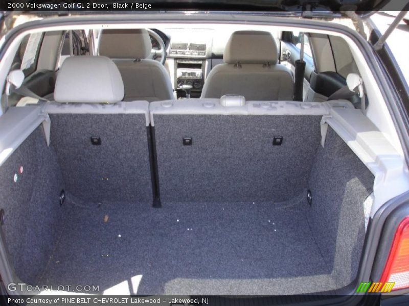 Black / Beige 2000 Volkswagen Golf GL 2 Door