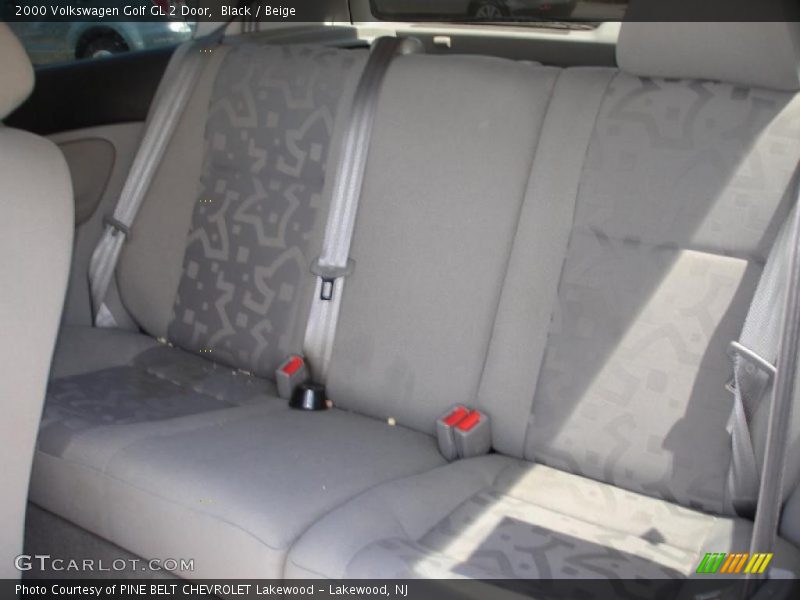 Black / Beige 2000 Volkswagen Golf GL 2 Door