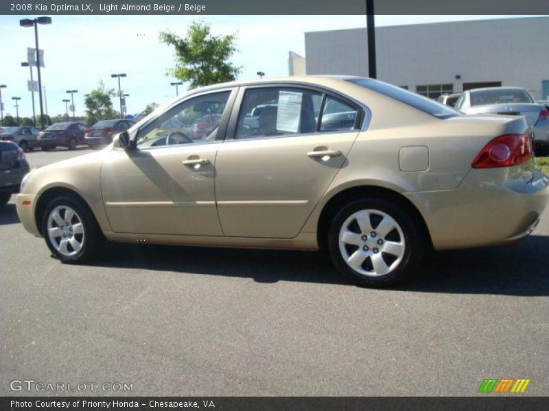 Light Almond Beige / Beige 2008 Kia Optima LX
