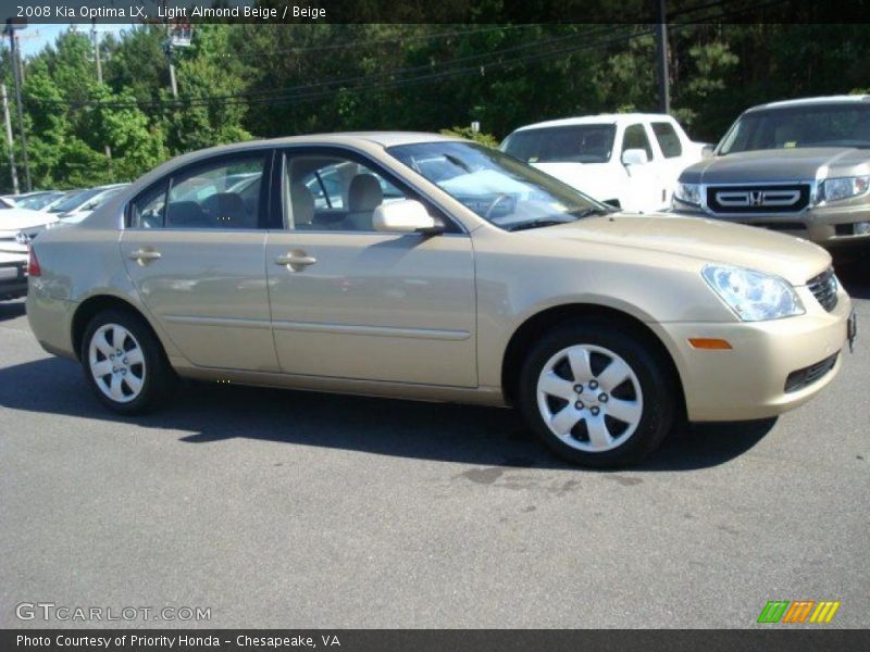 Light Almond Beige / Beige 2008 Kia Optima LX