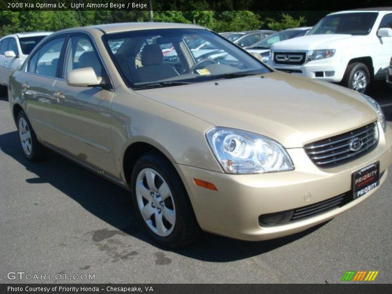 Light Almond Beige / Beige 2008 Kia Optima LX