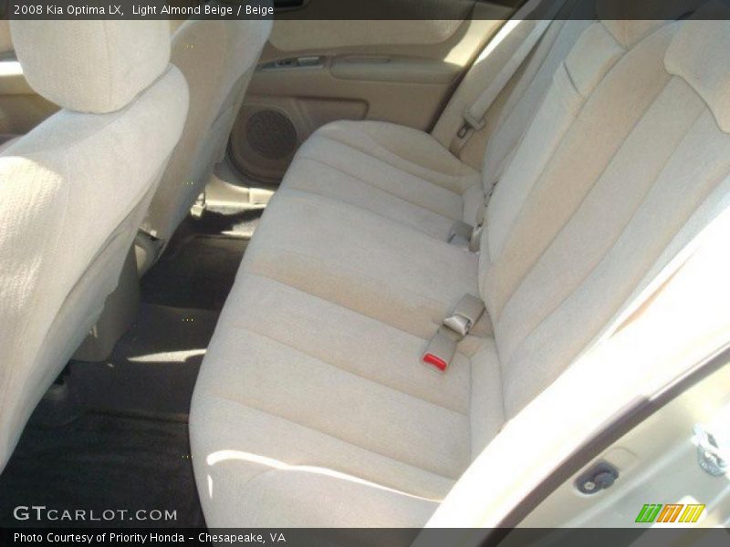 Light Almond Beige / Beige 2008 Kia Optima LX