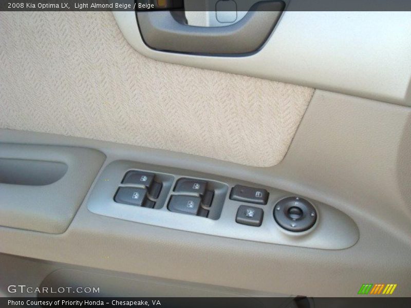 Light Almond Beige / Beige 2008 Kia Optima LX
