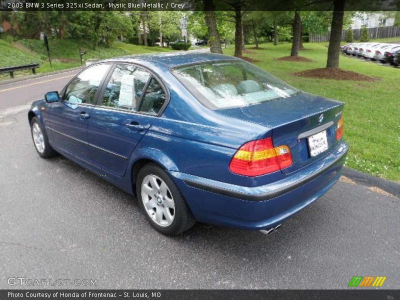 Mystic Blue Metallic / Grey 2003 BMW 3 Series 325xi Sedan