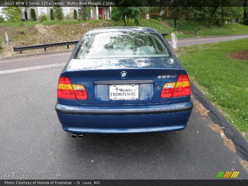 Mystic Blue Metallic / Grey 2003 BMW 3 Series 325xi Sedan