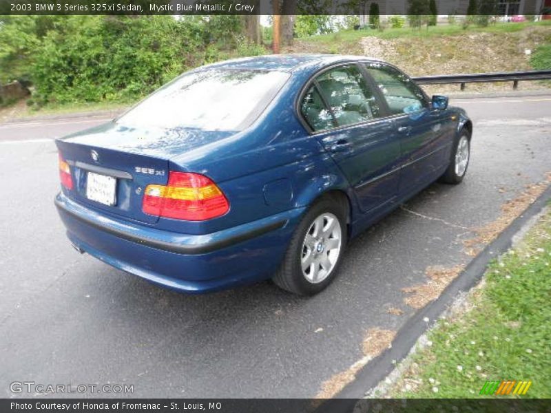 Mystic Blue Metallic / Grey 2003 BMW 3 Series 325xi Sedan