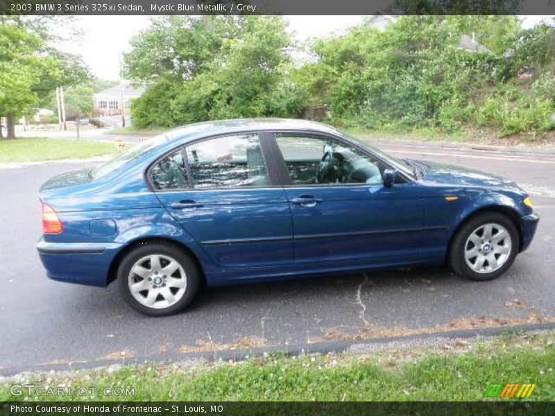 Mystic Blue Metallic / Grey 2003 BMW 3 Series 325xi Sedan