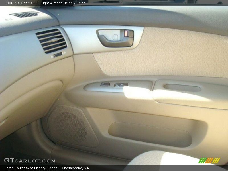 Light Almond Beige / Beige 2008 Kia Optima LX