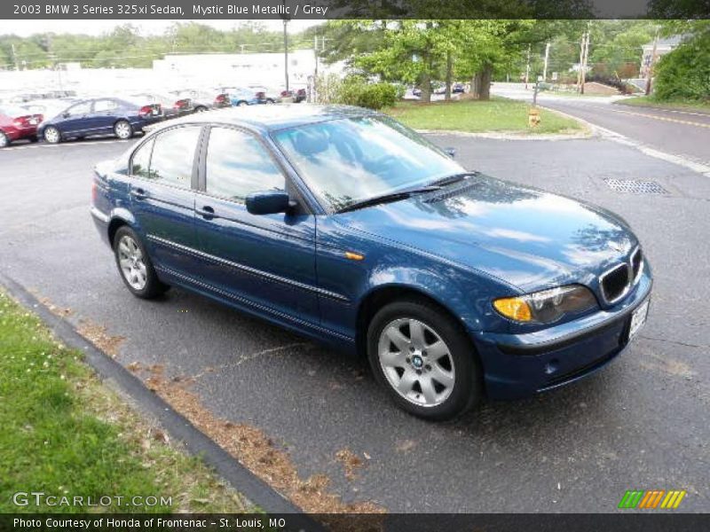 Mystic Blue Metallic / Grey 2003 BMW 3 Series 325xi Sedan