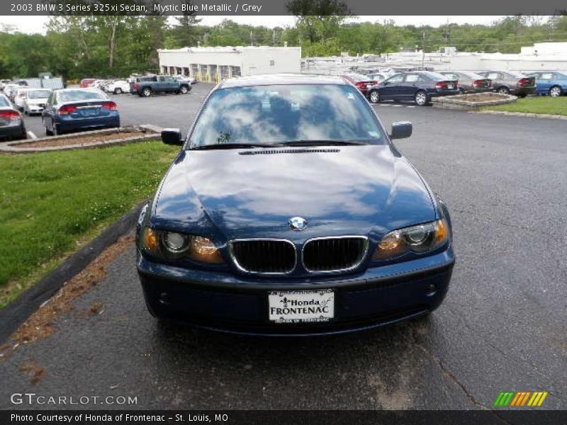 Mystic Blue Metallic / Grey 2003 BMW 3 Series 325xi Sedan
