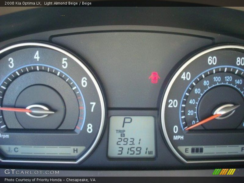 Light Almond Beige / Beige 2008 Kia Optima LX